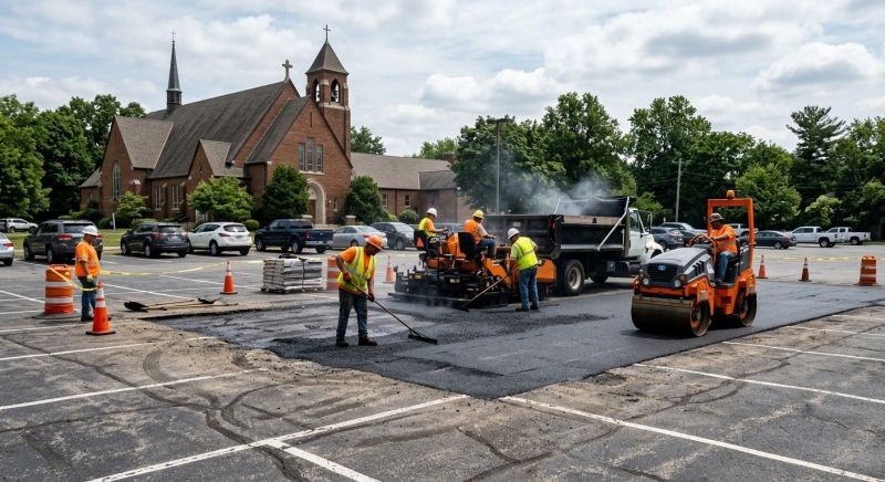 Parking Lot Repair in Savannah, GA