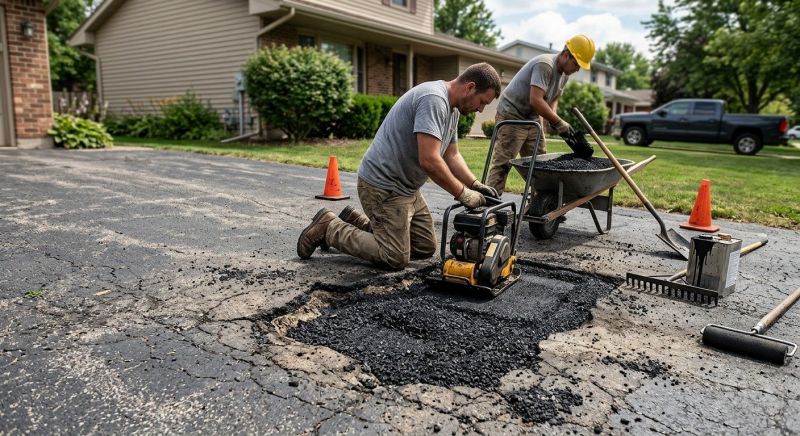 Residential Blacktop Repair in Little Rock, AR